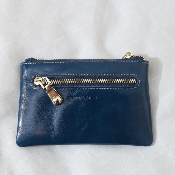 L'Artigiano Sorrentino blue leather coin purse - Picture 2 of 4
